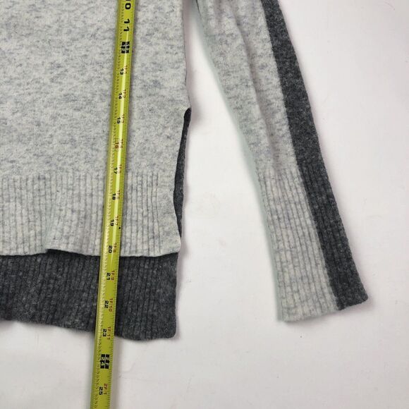 Athleta Transit Colorblock Turtleneck Merino Wool Sweater XS Cozy Cabincore - Picture 8 of 12
